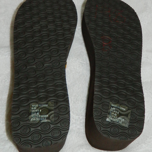 Reef | Shoes | Reef Chunky Platform Sandals Flip Flops Brown Sz 9 | Poshmark